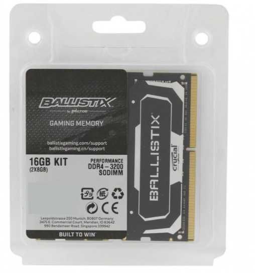 Memorie laptop Crucial Ballistix 16GB (2x8GB) DDR4 3200MHz
