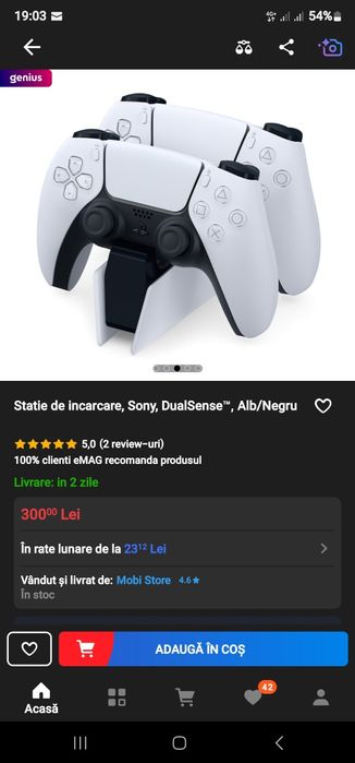 Incarcator Dual Sense PS5 Original