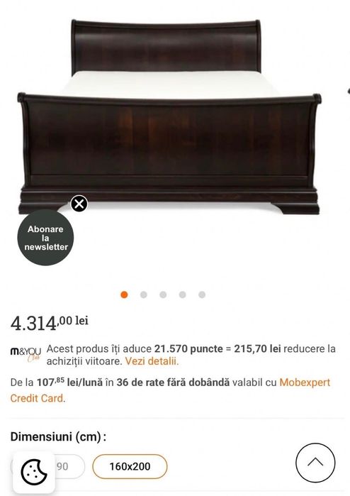 Pat Chocolate Mobexpert 160x200 utilizat