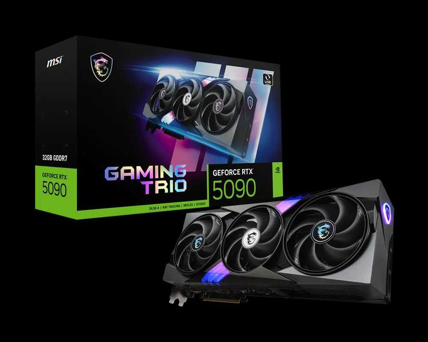 Видеокарта MSI GeForce RTX 5090  32 ГБ GAMING TRIO