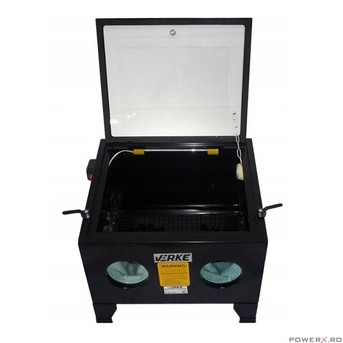 Cabina de sablat, curatat piese, 90 L, electrica, Verke