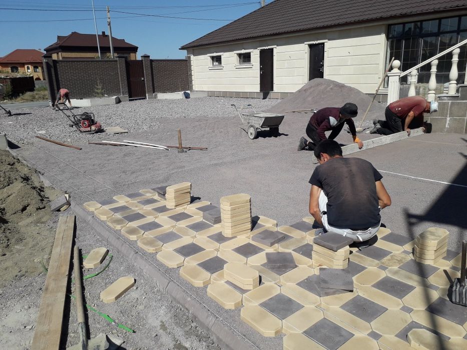 Укладка брусчатка Караганда Темиртау