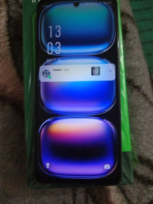 hot infinix 50 holati ideal yangi karobka dakument bor