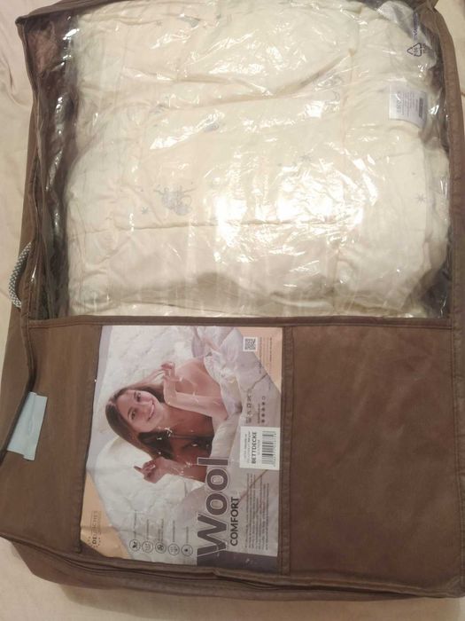 Олекотена завивка- с вълна 2бр wool comfort