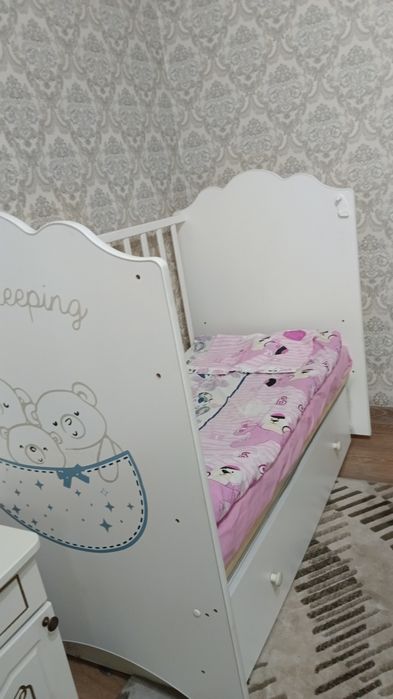 Детский манеж-кровать