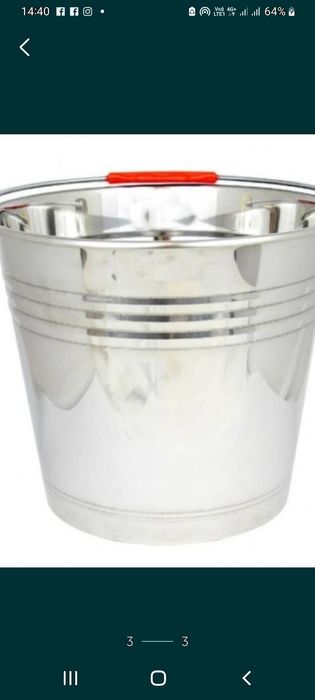 Galeata Inox 10L cu maner Pt Dama sau barbat