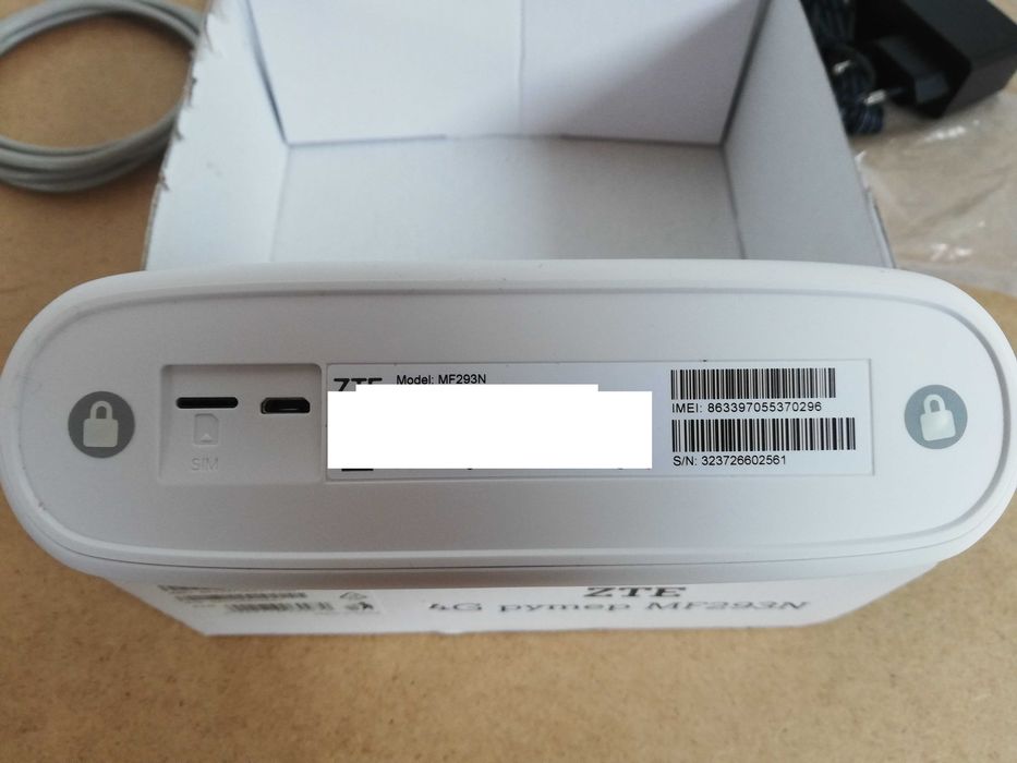 ZTE MF293N 4G Wi-Fi рутер само с карти на А1