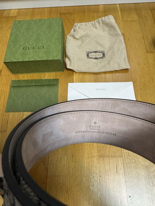 Curea Gucci Supreme Belt GG Blue