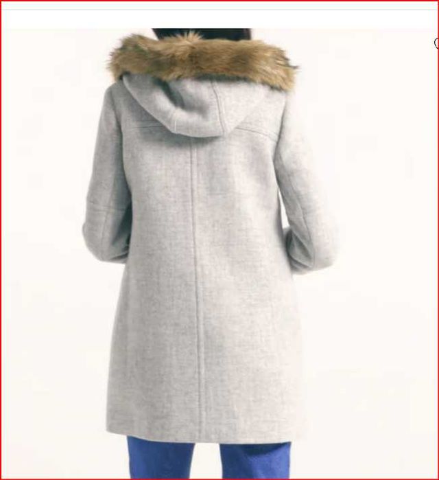 Jcrew итальян шерсть пальто с биркой 4Р из США