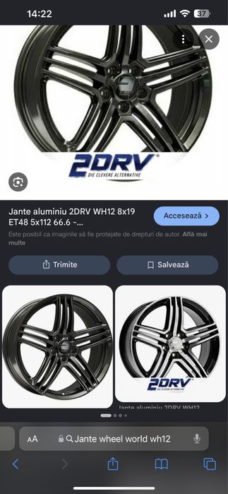 De vanzare jante+cauciucuri R20 245/35 WH12