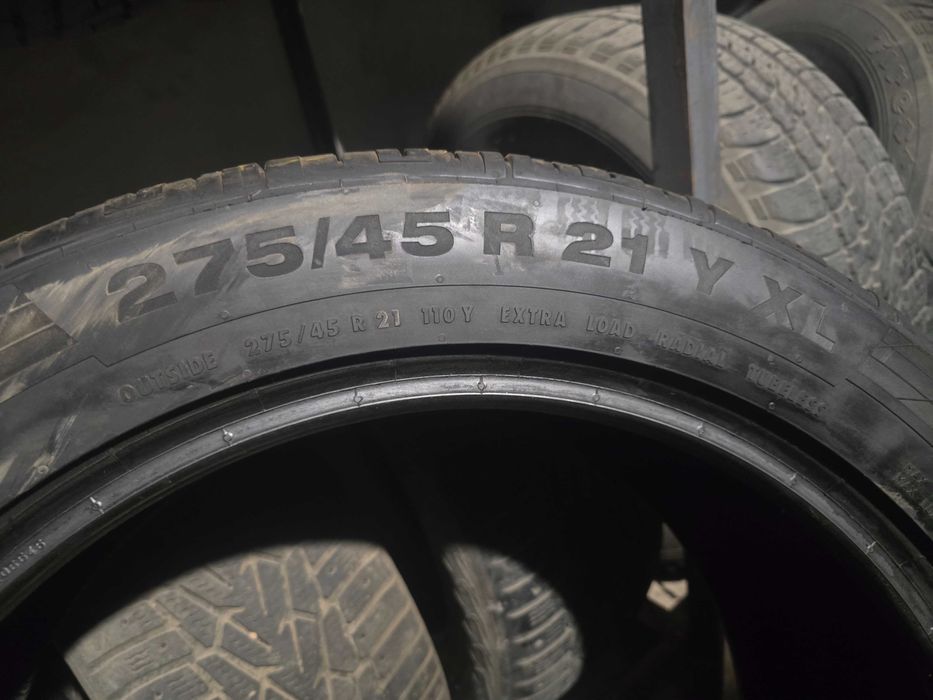 275/45 r21 одна резина