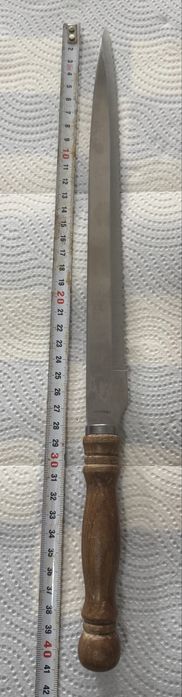 Cuțit pâine lama 28 cm Rostfrei – mâner lemn