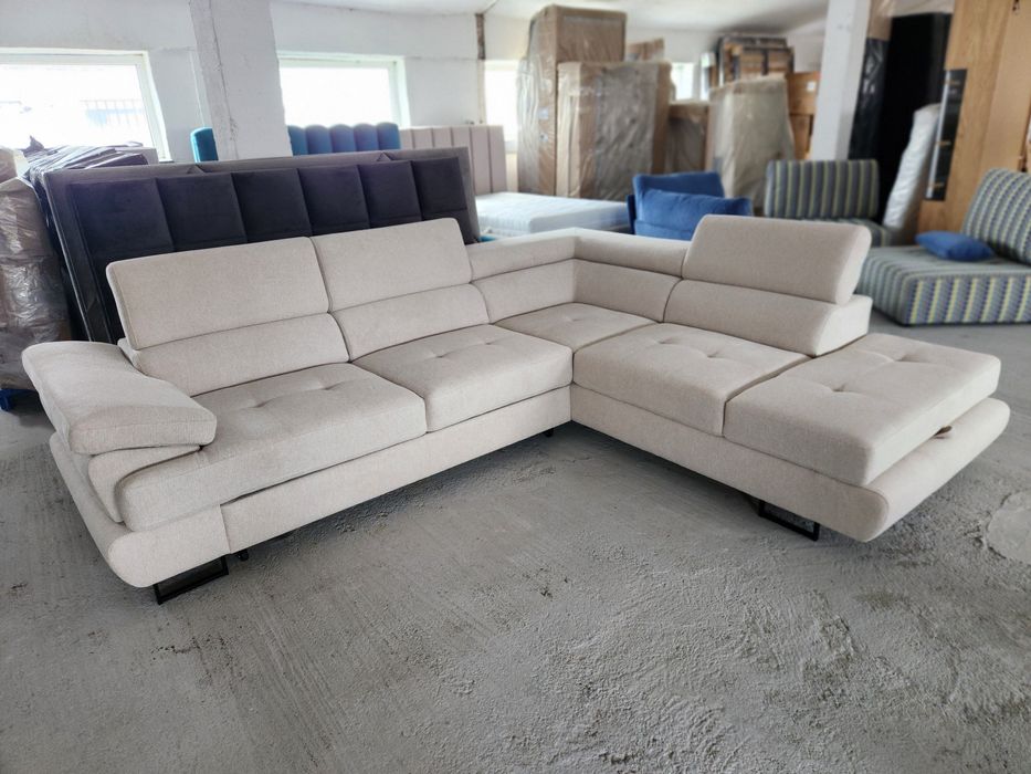 COMANDĂ! Coltar L-form, stofă, 275/225cm