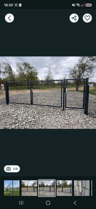 Vind garduri din plasa bordurata