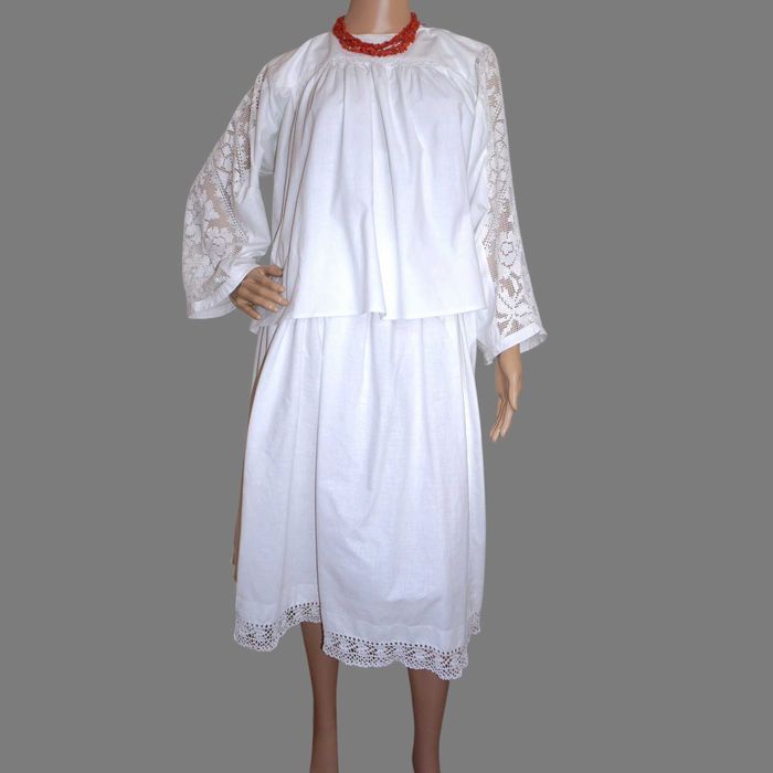 Costum popular vechi din Banat , port popular autentic vechi