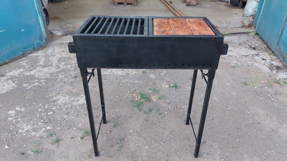 Мангал с барбёкю