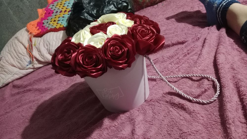 Букетики атласных лент