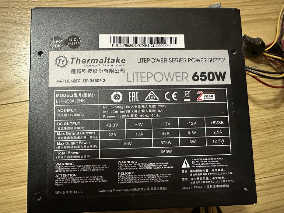 Sursa Thermaltake Litepower 650W