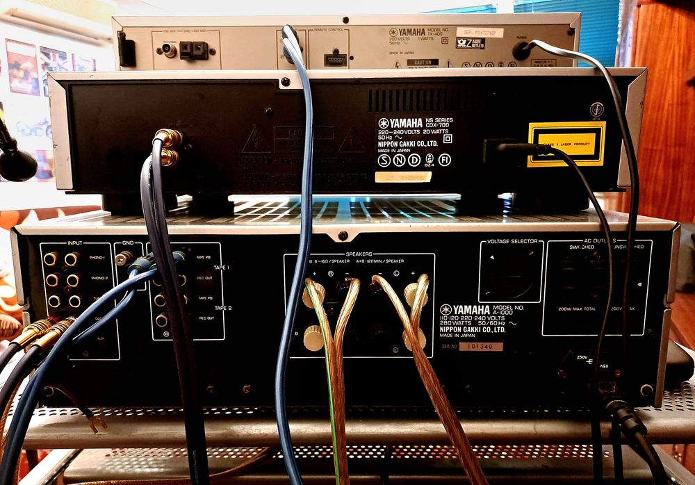 Amplificator YAMAHA A-1000+player CDX-700+tuner TX-400 made in Japan