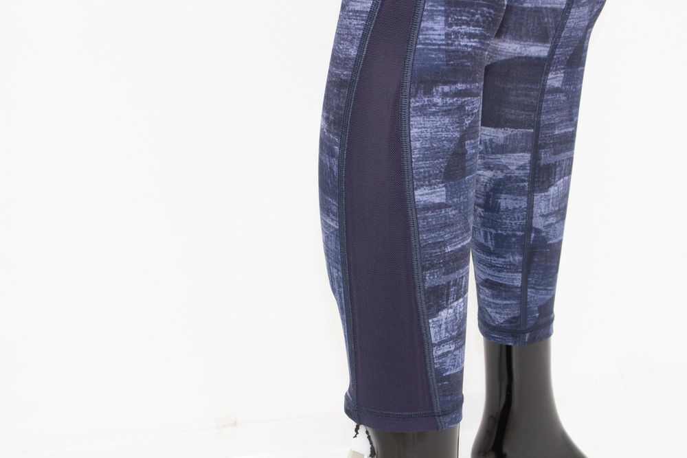 Lululemon Wunder оригинален дамски клин син камофлаж висока талия XS