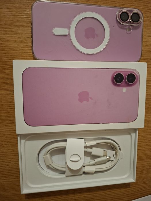 Apple Iphone 16 plus,128GB,5G Pink