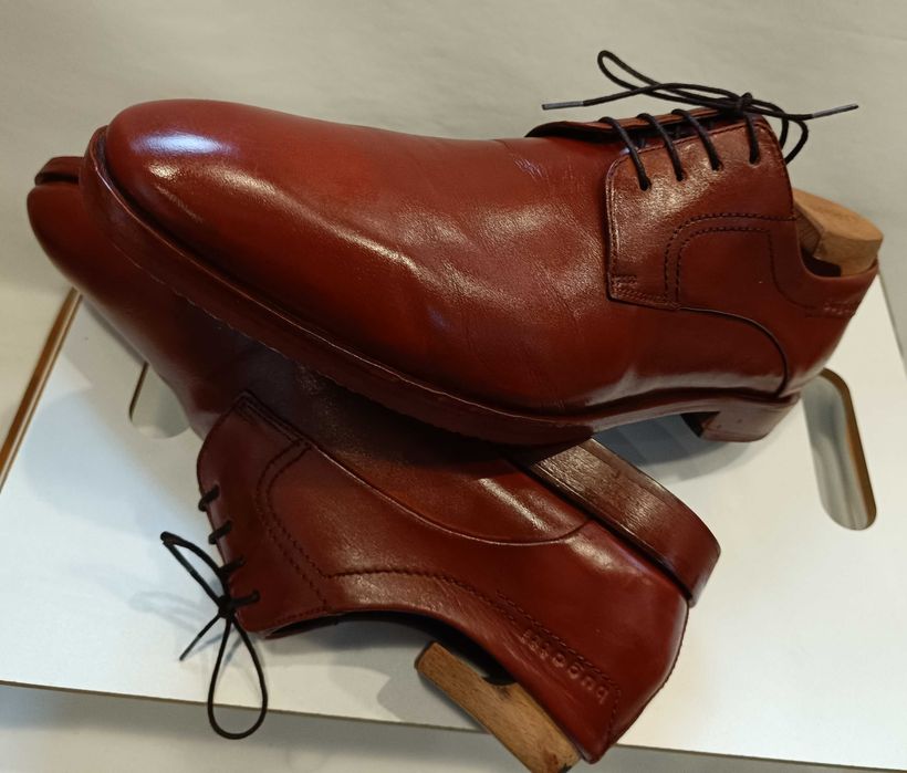 Pantofi derby 45 45.5 premium Bugatti piele naturala moale