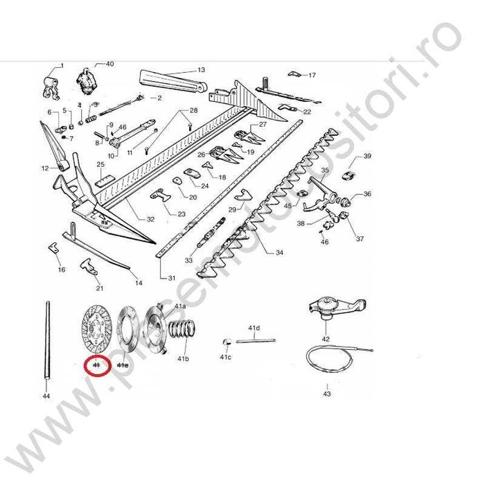 Disc ambreiaj pentru motocositoare BCS622, BCS20000, BCS 20001