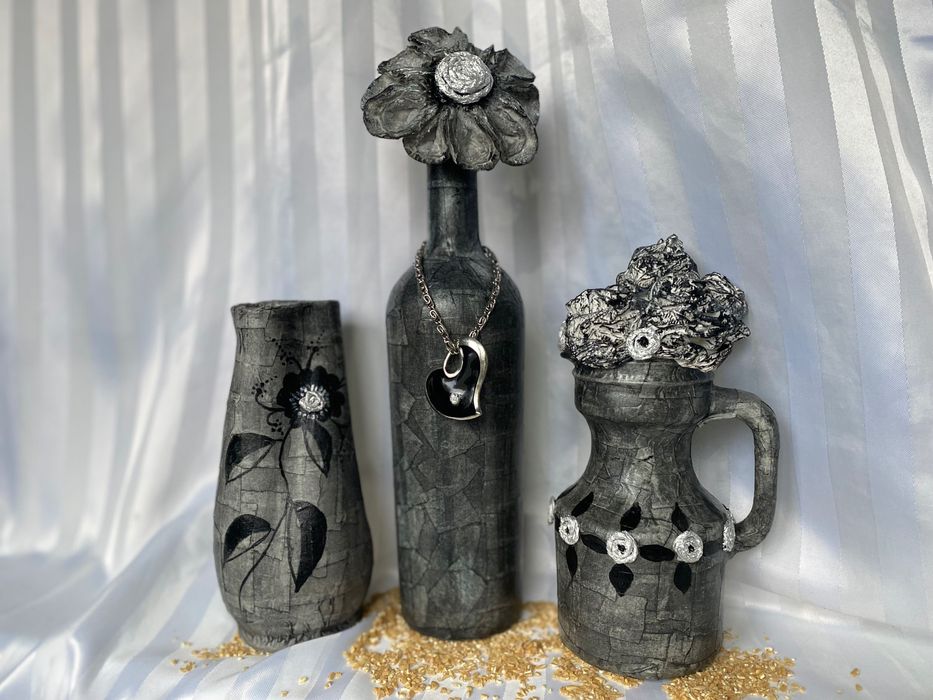 Ръчно рисувани бутилки