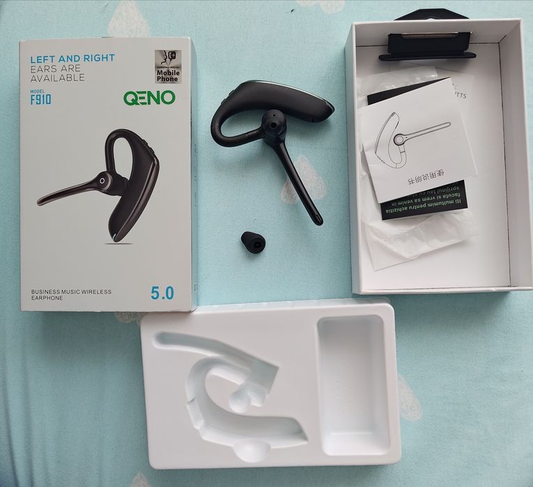 Casca Bluetooth Wireless, Bluetooth 5.0, Handsfree, Sunet HD,
