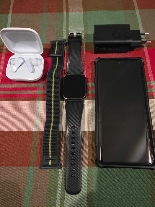 Pachet,Motorola Edge 60 Pro-Smartwatch-casti Moto-incarcator rapid 68w