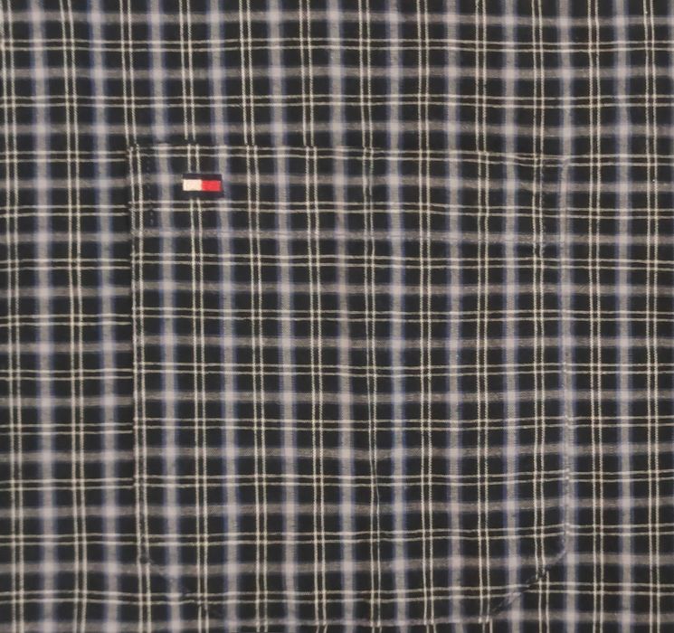 Camasa scurta Tommy Hilfiger Checkred Grey