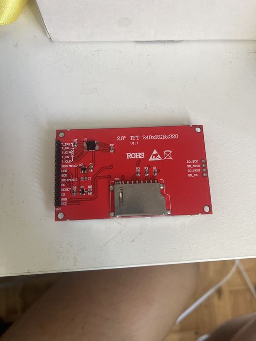 TPM tft  touch екран с SD card слот