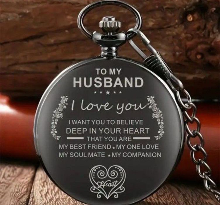 Ceas negru de buzunar