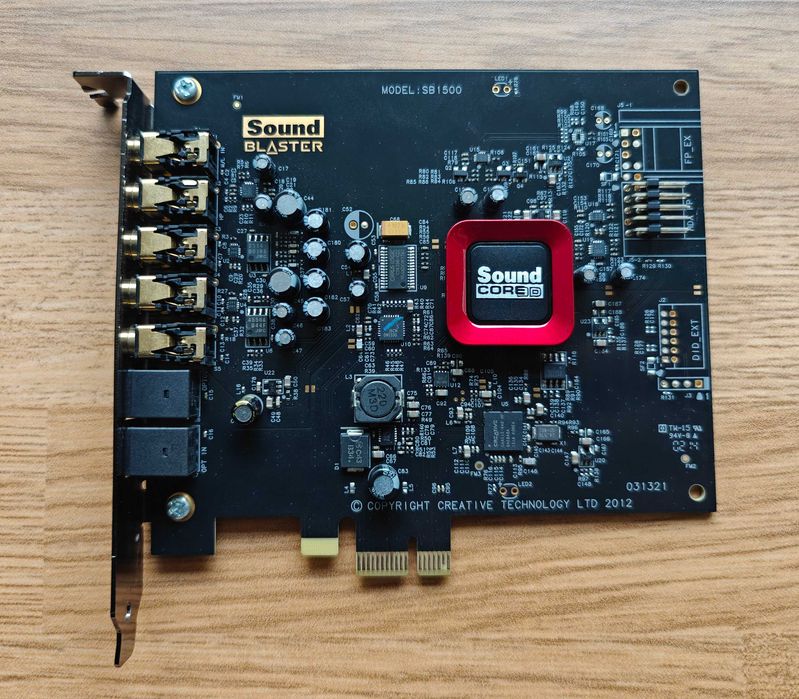Placa de sunet Creative Labs Sound Blaster Z- Model: SB 1500 DAC, PCIe ...