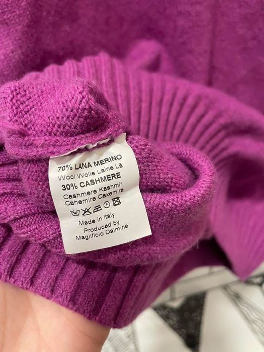 Пуловер вълна и кашмир Made in Italy