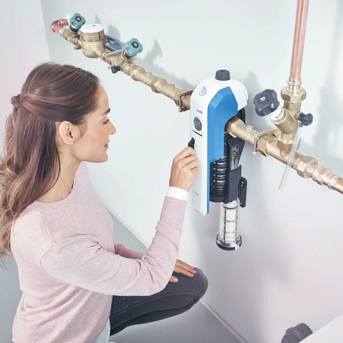 Магистральный Сетчатый фильтр BWT E1 HWS (¾" или 1") — Рычажный тип