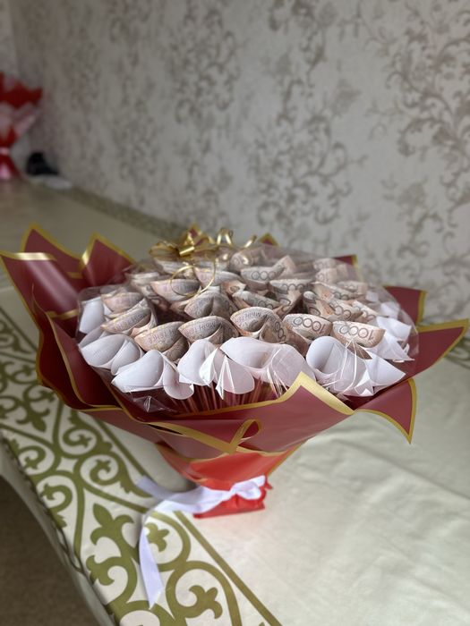Денежный букет,ақша гүл.