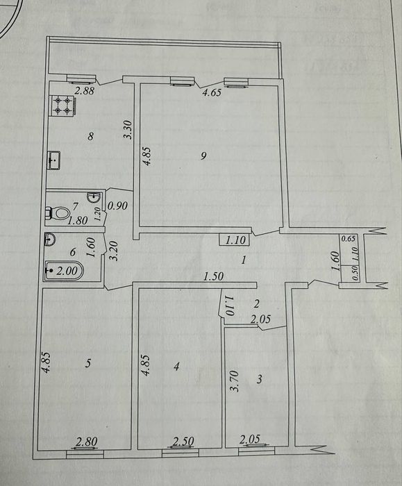 Продается 4х комнатная квартира на Карасу-4