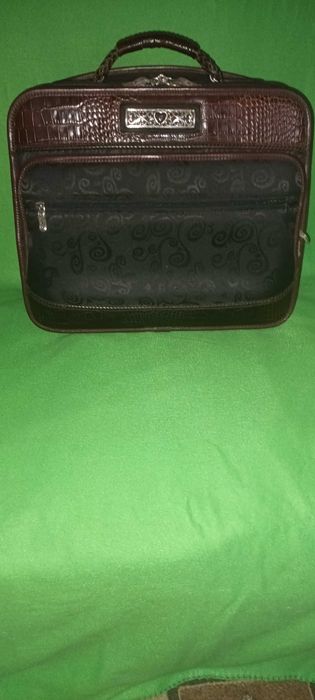 Geanta voiaj/troller Brighton Deluxe (cu piele de crocodil)