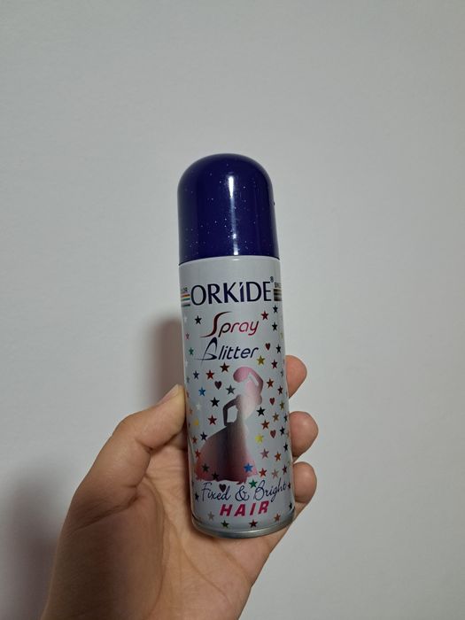 Spray nou cu sclipici Orkide pentru păr și corp