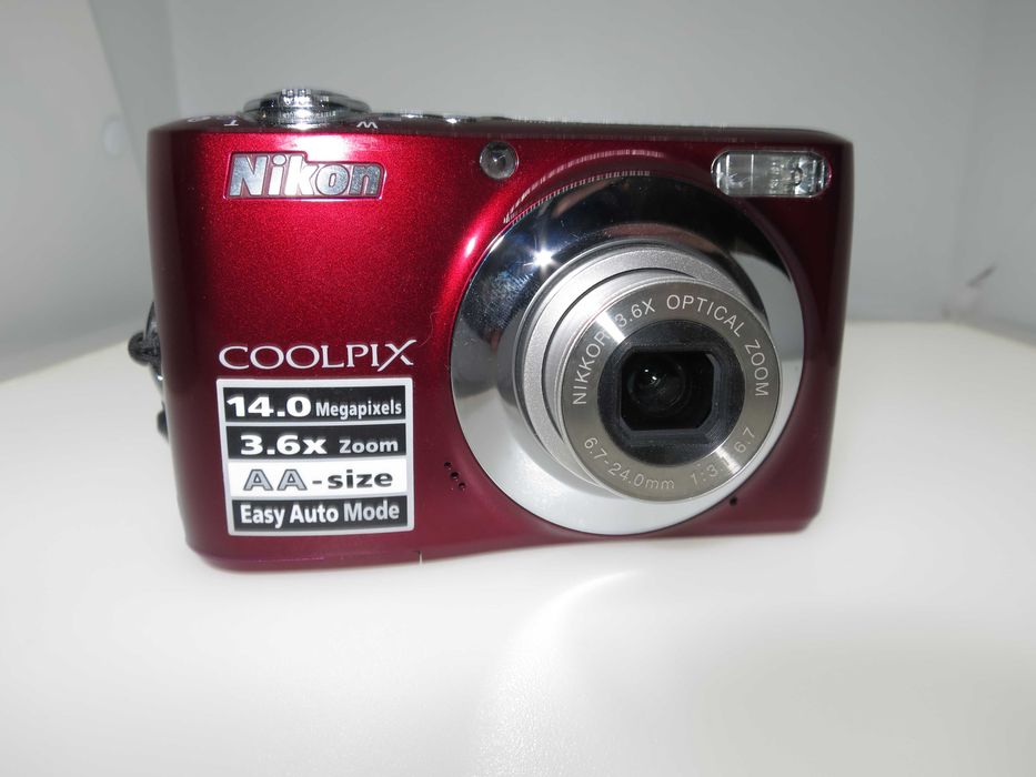 Nikon Coolpix L24 червен компактен цифров фотоапарат отлична камера