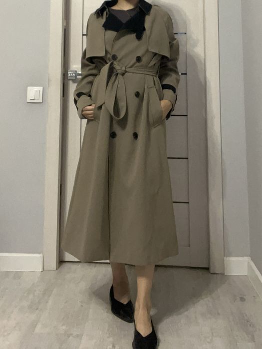 Тренч Пальто Длинное Новое