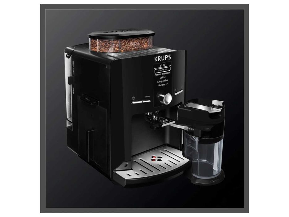 Кафеавтомат Krups Latt'Espress EA8298 с млечен контейнер и One Touch капучино Каферобот