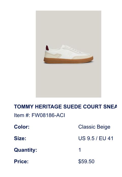 Кеды Tommy ориганал