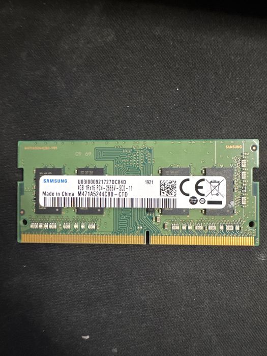 Memorie RAM Laptop Samsung 4GB DDR4 2666Mhx PC4 1Rx16