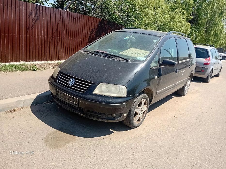 Bara fata/capota/aripa/far/motor/cutie/alternator/electromotor/turbina/injectoare/carlig remorcare vw sharan 1.9 auy