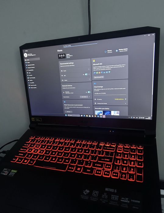 Acer nitro Gaming Laptop RTX 3050 Ti /AMD Ryzen™ 7 5800H/ 16GB / 144Hz /1TB storage