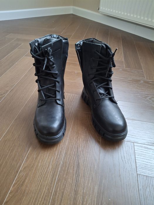 Берцы черные зимние летние