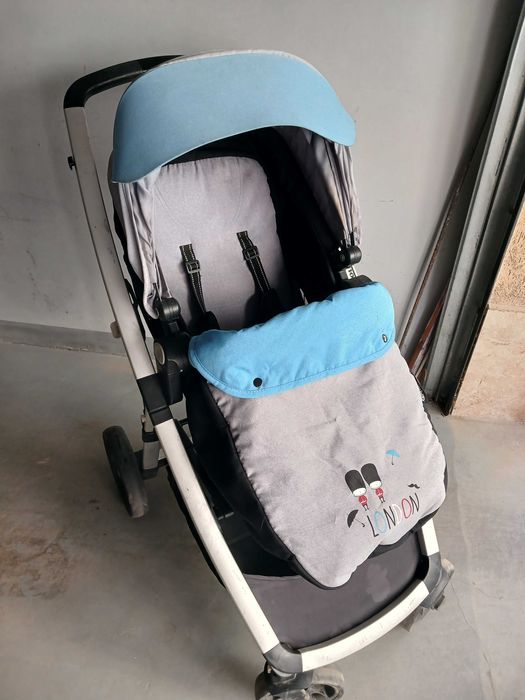 Сгъваема детска количка Chipolino Ritmo London + кенгуру Chipolino