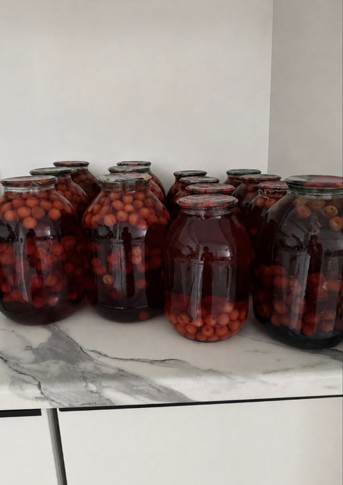 Домашний компот из вишни